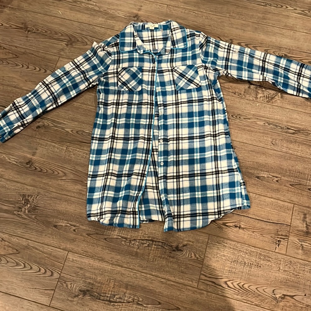 Blue flannel